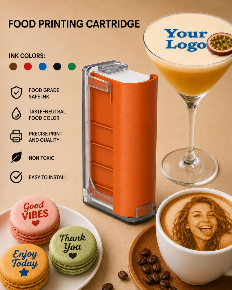 Lebensmittelpatrone PRO Version Kaffeedrucker - Bis zu 1000 Drucke (PRO-Version)