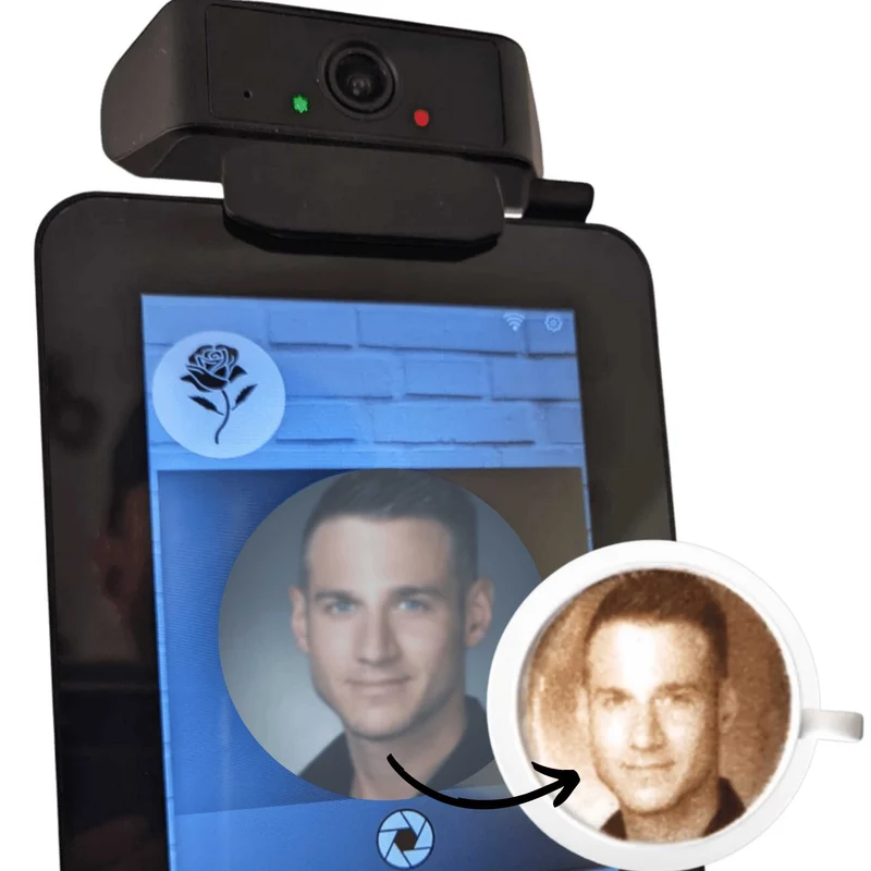 Coloranino® Kaffeedrucker Selfie-Cam