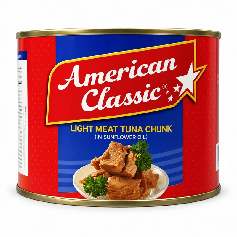American Classic Light Meat Tuna Chunk in Sunflower Oil - 1.7KG