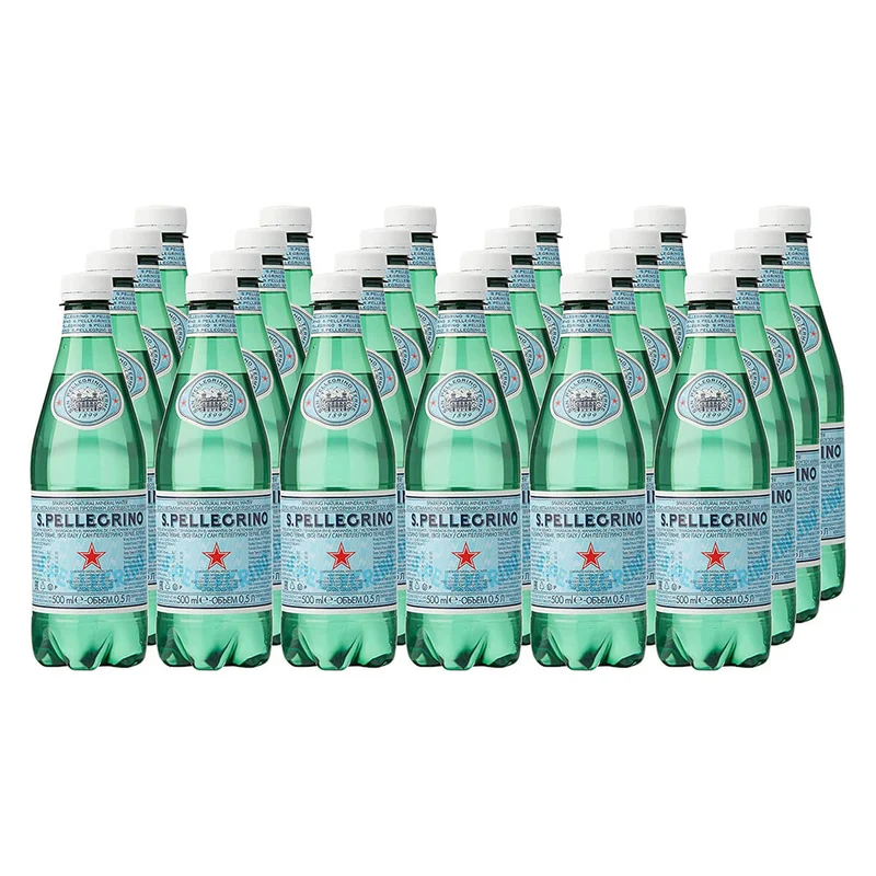 San Pellegrino Sparkling Water, Italy - 24 X 500ML