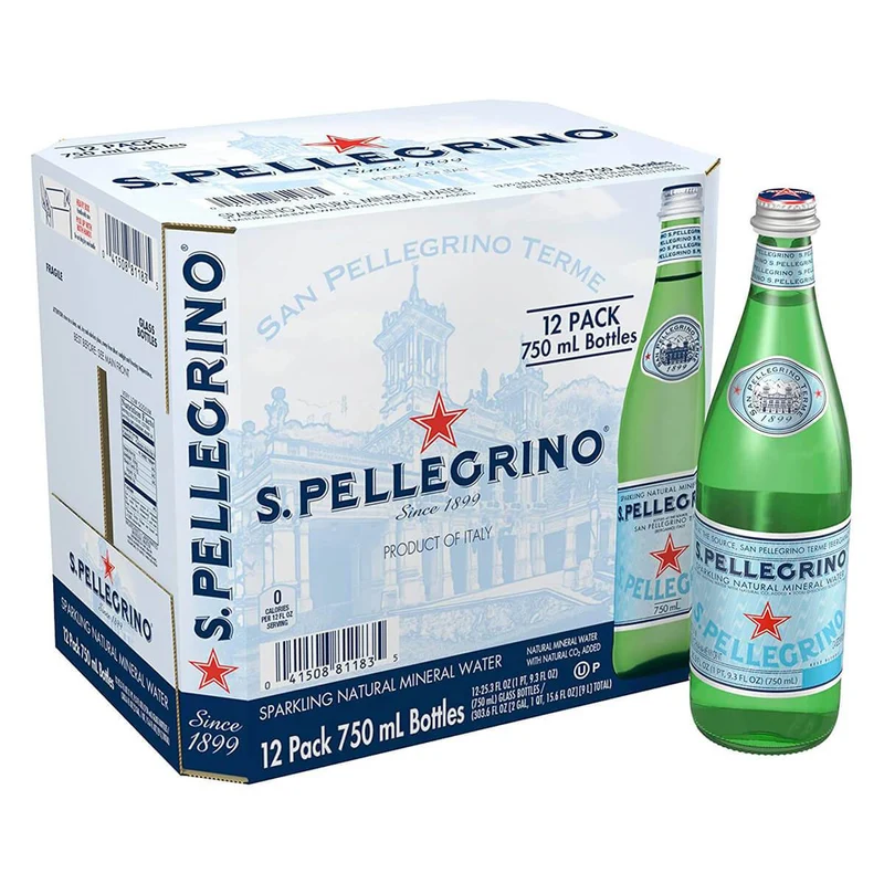 San Pellegrino Sparkling Water - 12 X 750ML