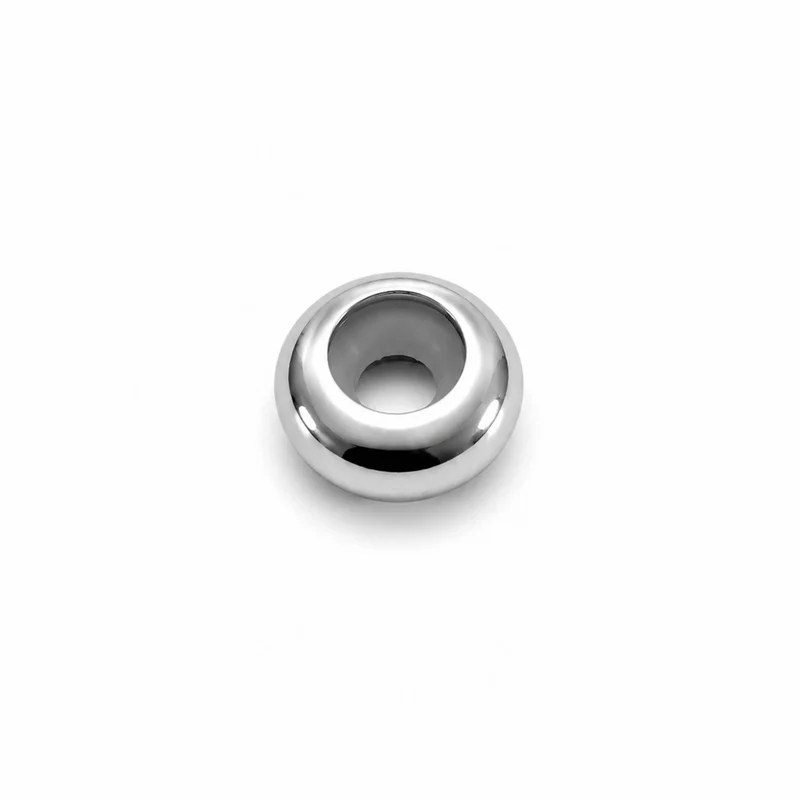DUR Schmuck: Edelstahl Bead, Stopper, 8 mm, Farbe: silber, STF1010