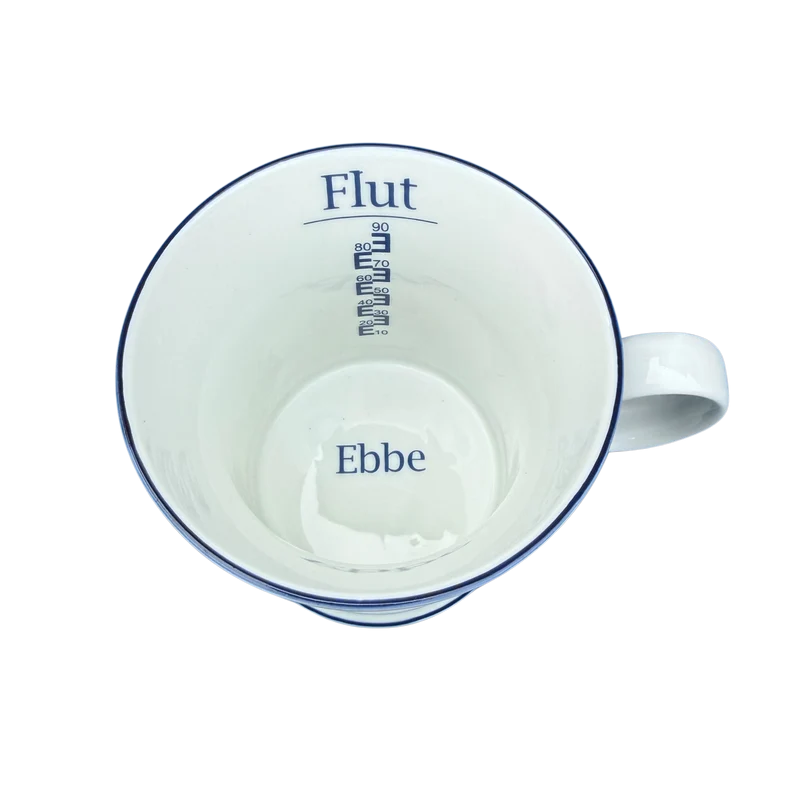 Namensbecher mit Wunschnamen, Kapitäns - Design mit Knoten, jeder Name ist möglich, Gravurbecher