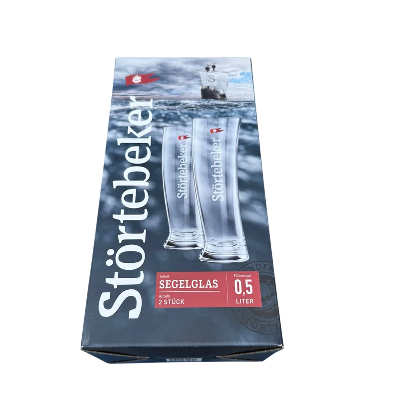 Segelglas 2er Set der „Störtebeker“ - Brauerei 0,5l