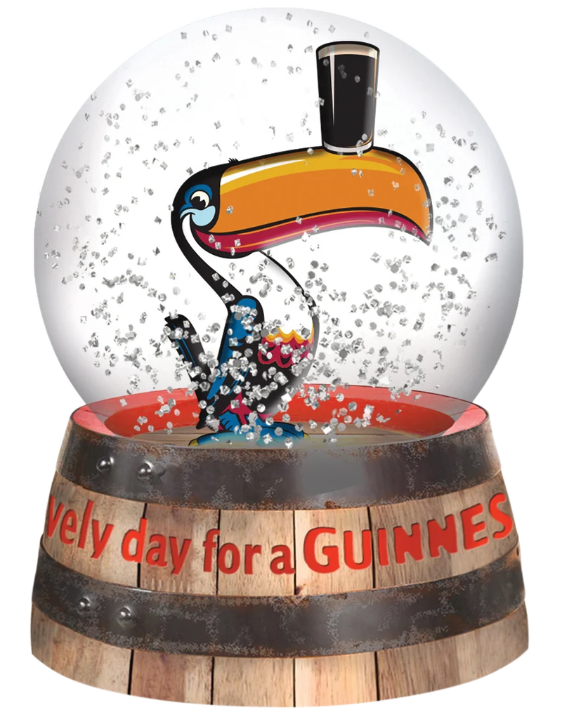 Guinness Toucan Snowglobe