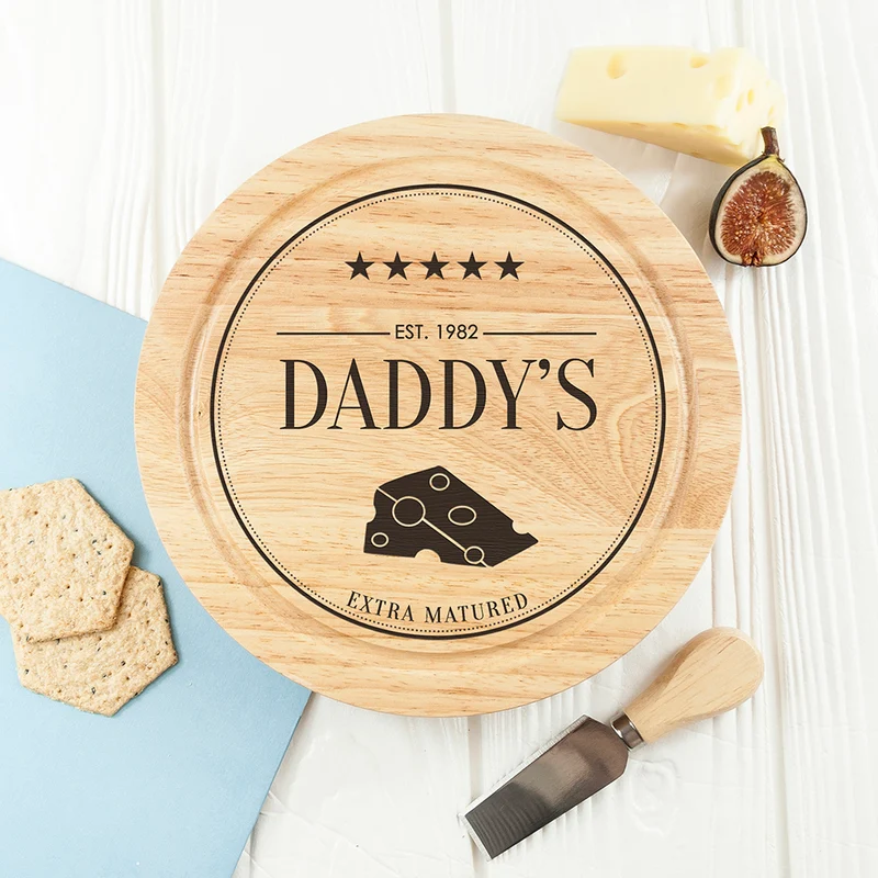 Personalised Extra Mature Cheese Board Set