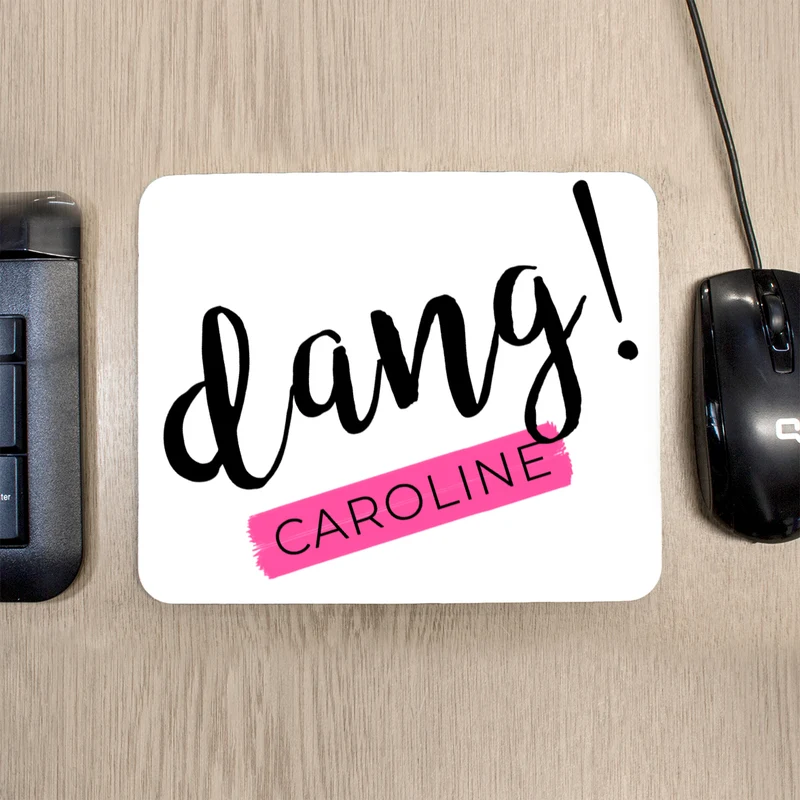 Personalised Dang Mouse Pad