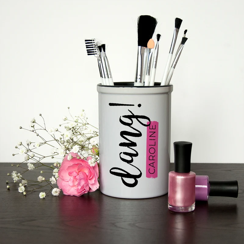 Personalised Dang Brush Holder