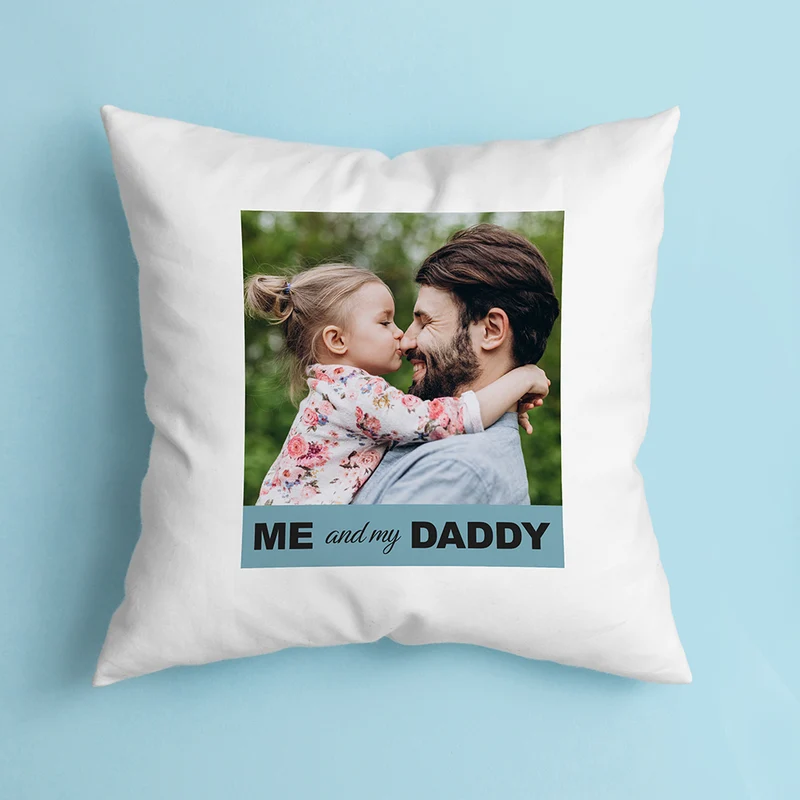 Dadâ€™s Personalised Photo Cushion Cover