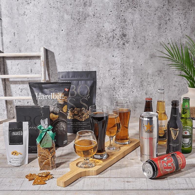 Beer Flight Snack Set