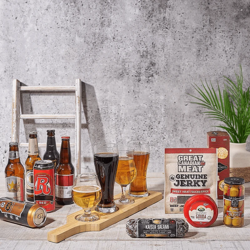 Charcuterie & Beer Flight Treat