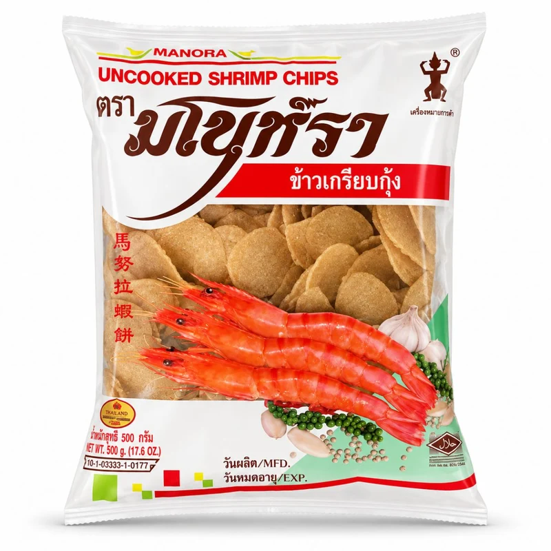 Manora Chips Shrimp Cracker - 500G