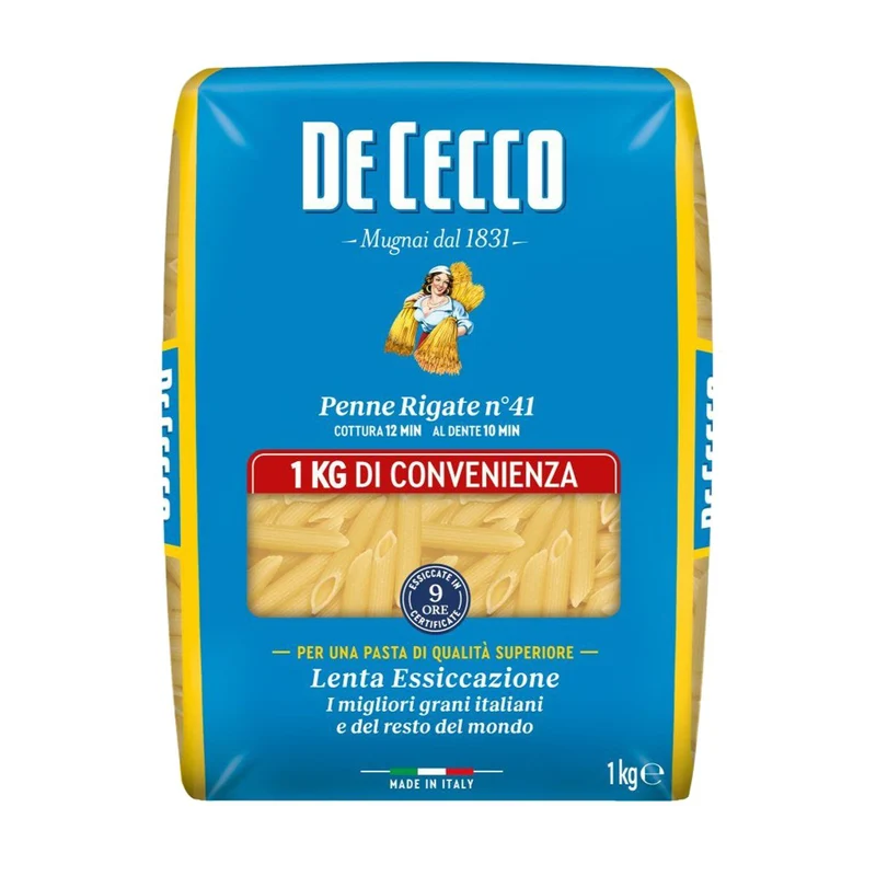 DeCecco Penne Rigate #41, Italy - 1KG
