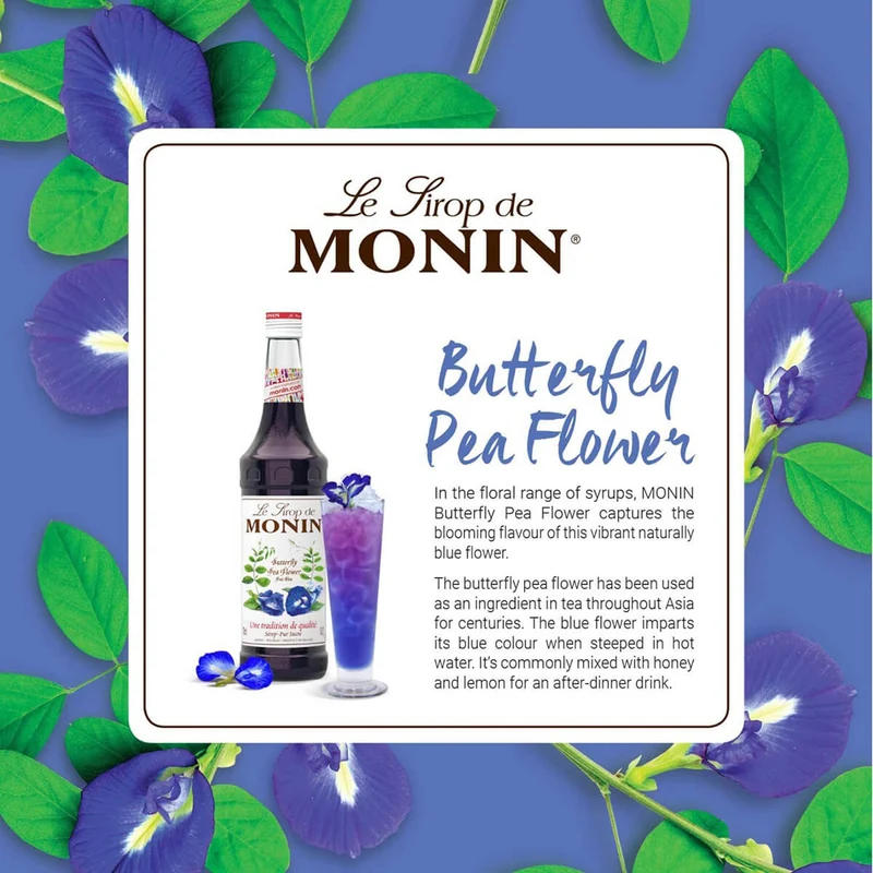 Monin Butterfly Pea Syrup - 700ML