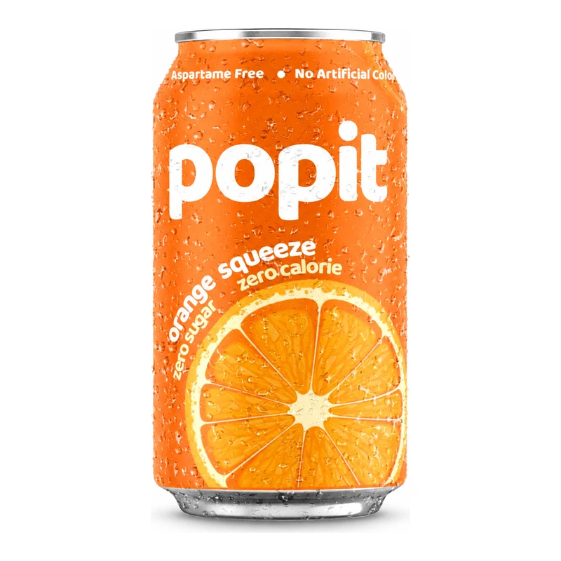 Pop It Orange Squeeze Soft Drink, UAE - 24 X 300ML | 2 Day Lead Time