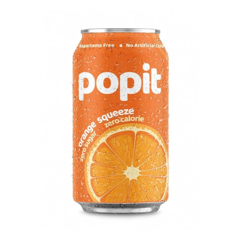 Pop It Orange Squeeze Soft Drink, UAE - 24 X 300ML | 2 Day Lead Time