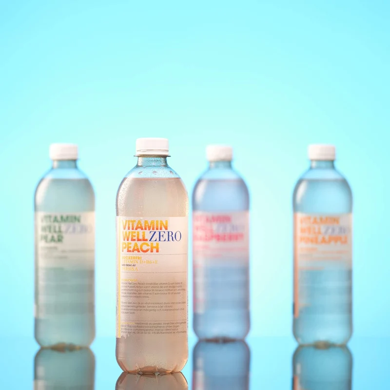 Vitamin Well Zero Peach, Netherlands - 12 X 500ML