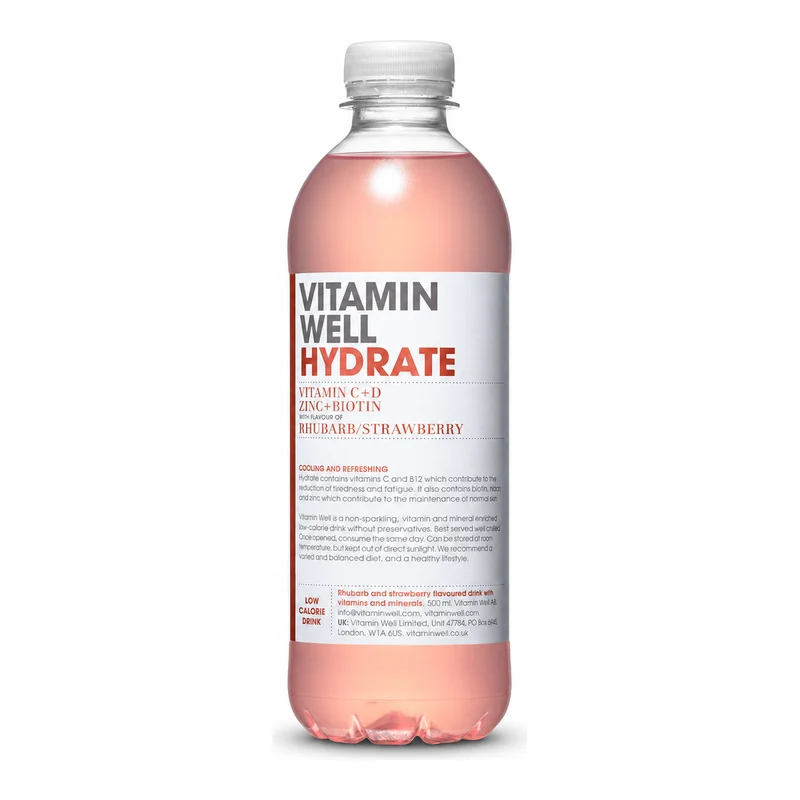 Vitamin Well Hydrate, Netherlands - 12 X 500ML