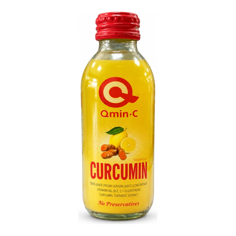 Qmin-C Curcumin Lemon Drink, Thailand - 24 X 150ML