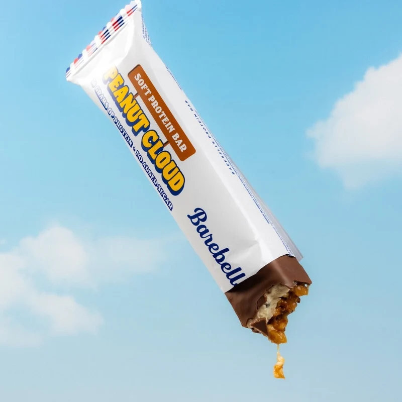 Barebells Peanut Cloud Soft Protein Bars, Netherlands - 12 X 55G | 2 Day Lead Time