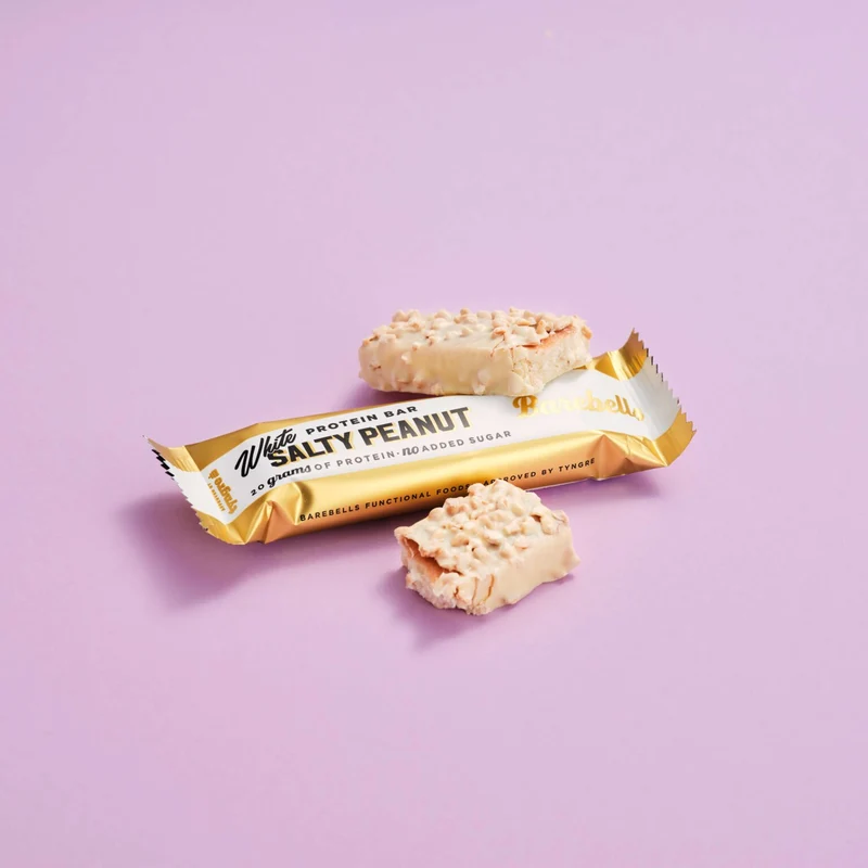 Barebells White Salty Peanut Protein Bars, Croatia - 12 X 55G | 2 Day Lead Time