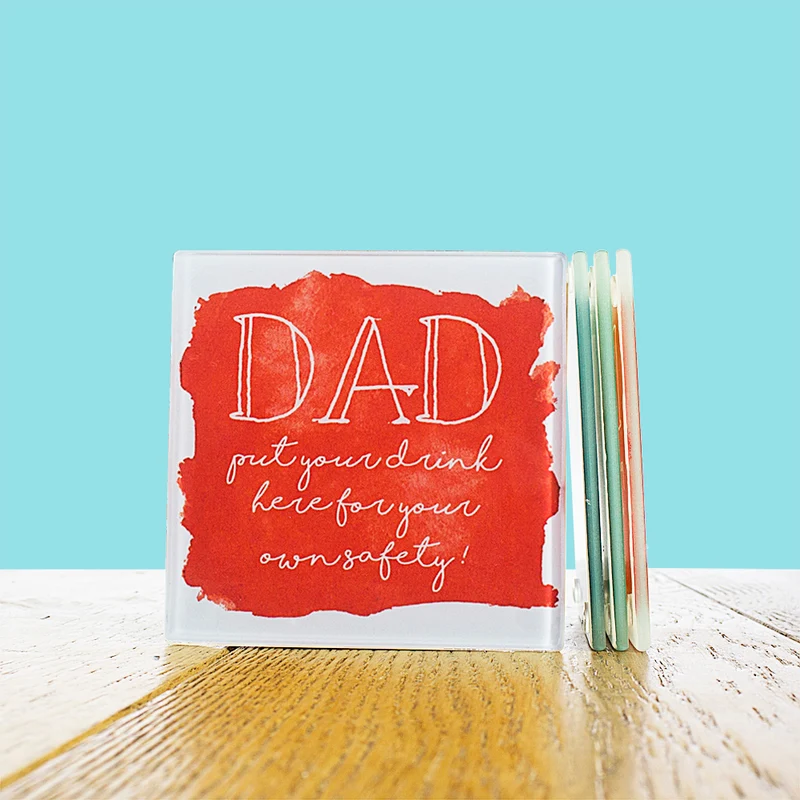 Personalised Coastal Watercolour Personalised Coaster