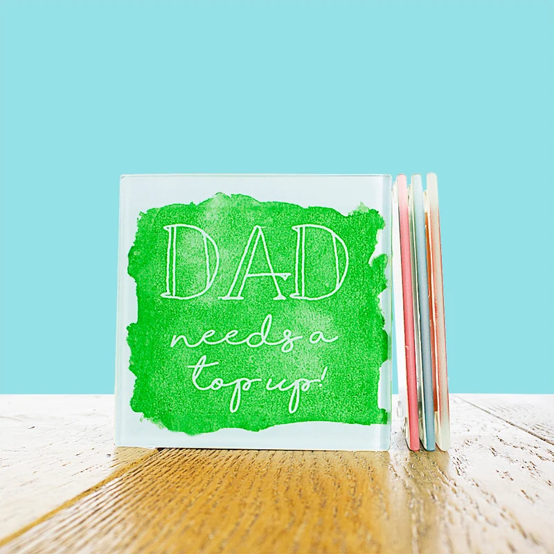Personalised Coastal Watercolour Personalised Coaster