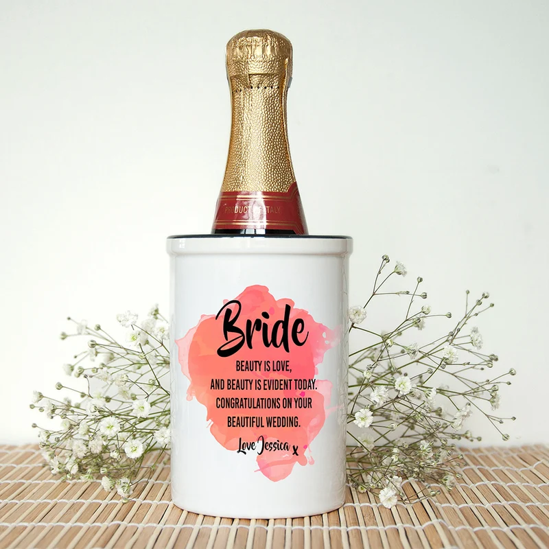 Personalised Bridal Personalised Miniature Champagne Bucket