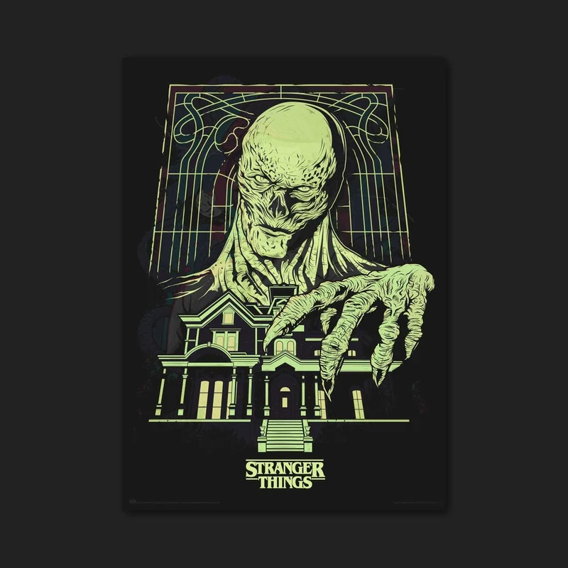 Stranger Things Leuchtendes Poster Premium 50 x 70 cm