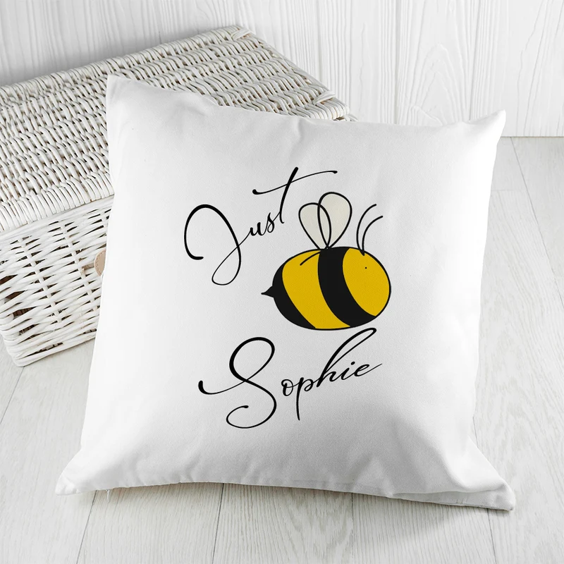 Personalised Bee You Cushion Cover