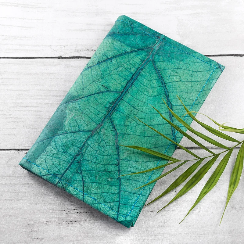 A6 Leaf Leather Notebook