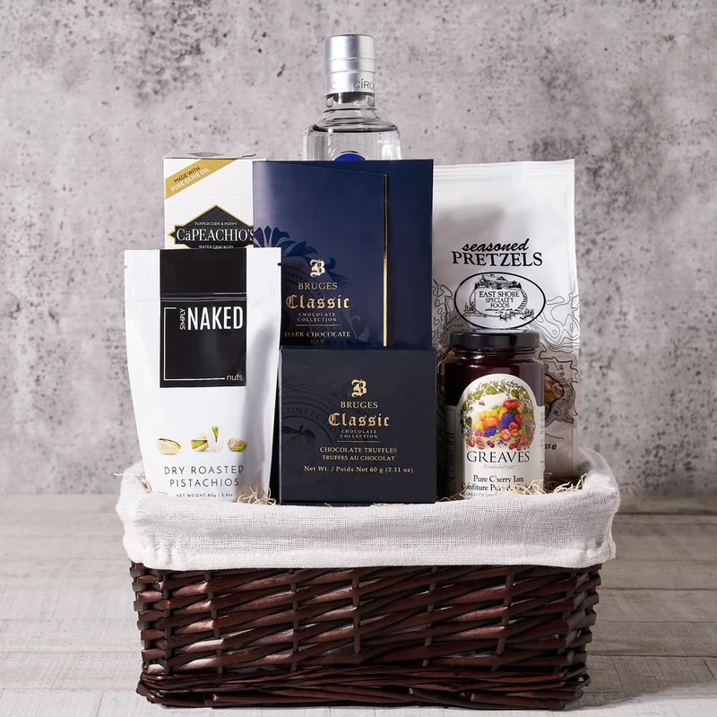 The Good Spirits Gourmet Gift Basket