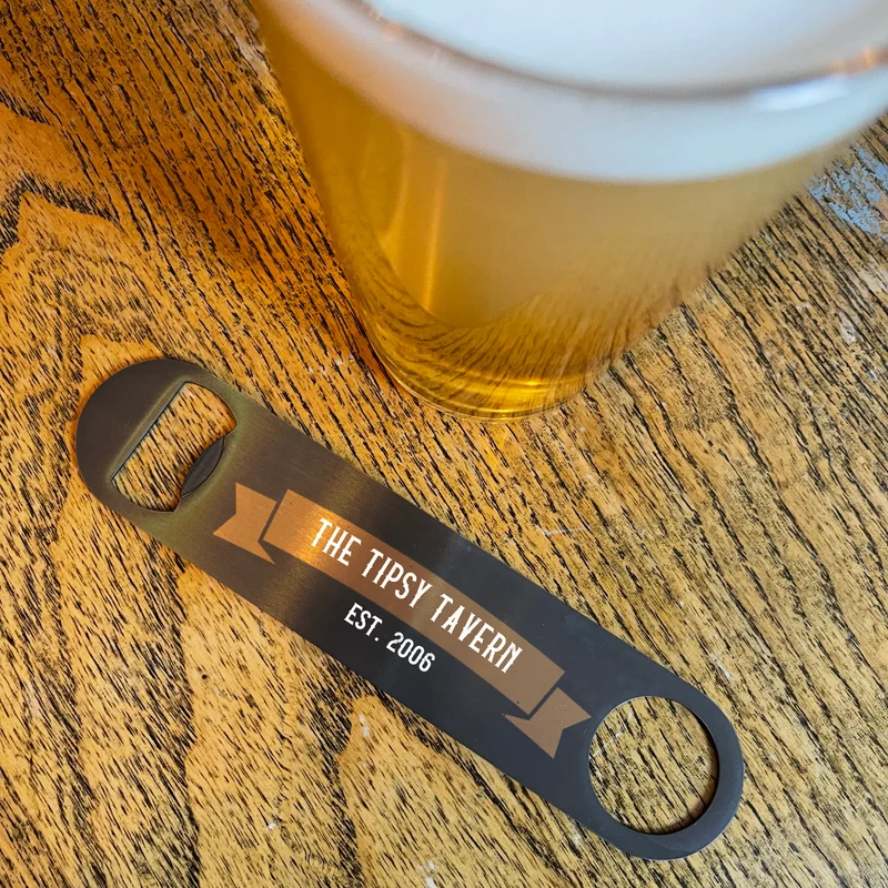 Personalised Vintage Home Bar Bar Blade Bottle Opener