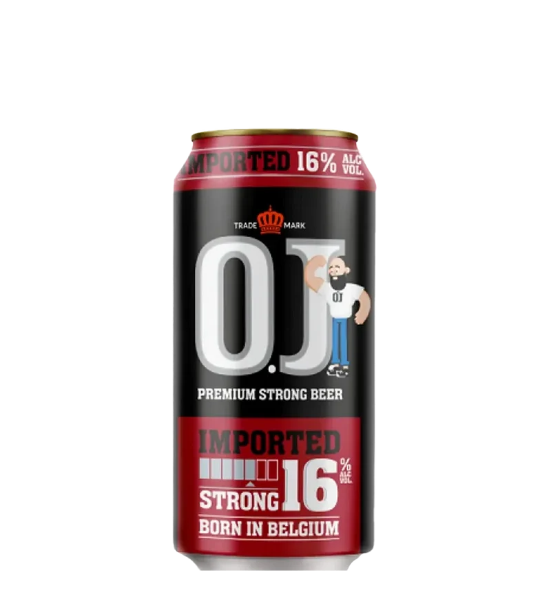 OJ Strong Beer 16% 500ml Can