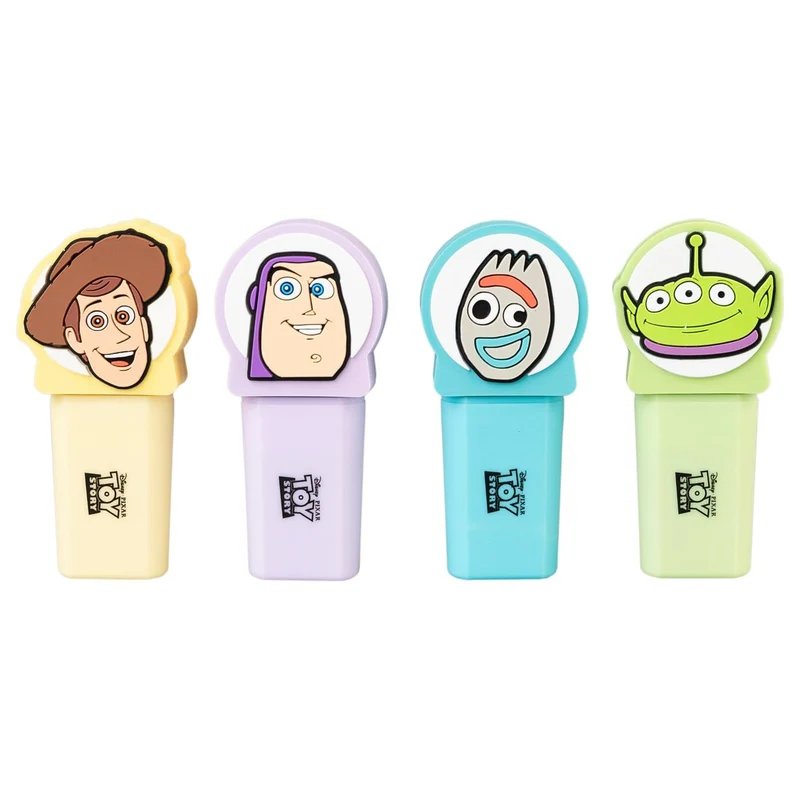 Toy Story Textmarker mit Toppern 4er Set