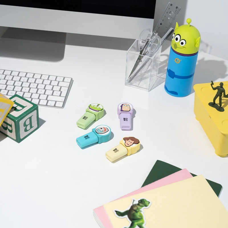 Toy Story Textmarker mit Toppern 4er Set
