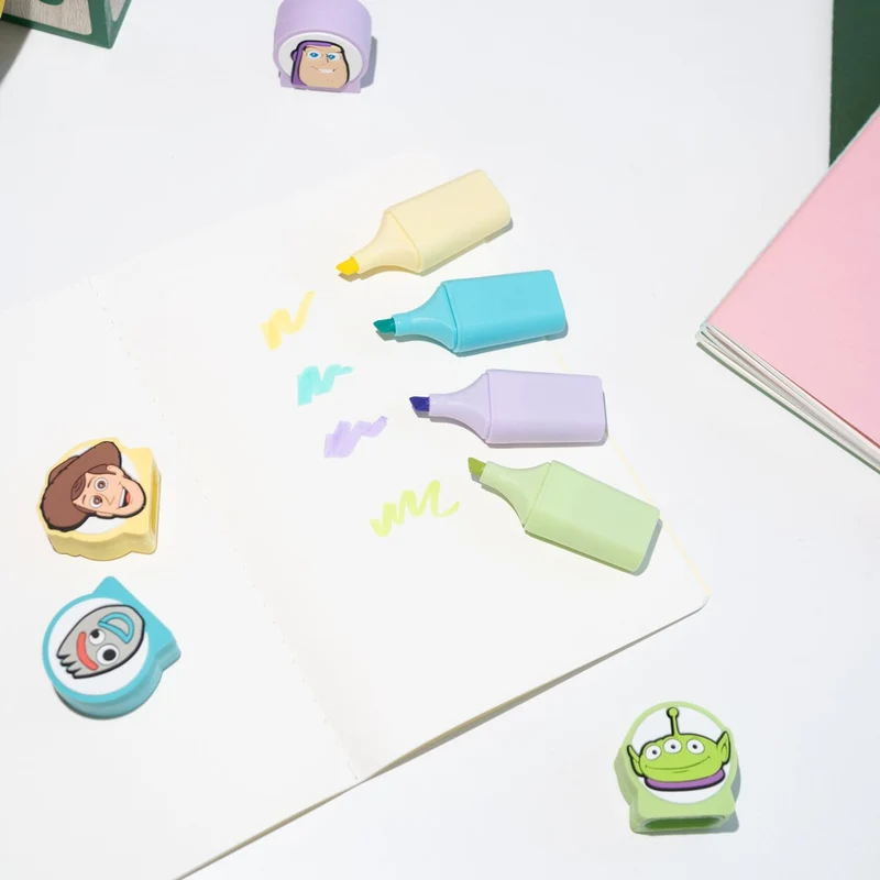Toy Story Textmarker mit Toppern 4er Set