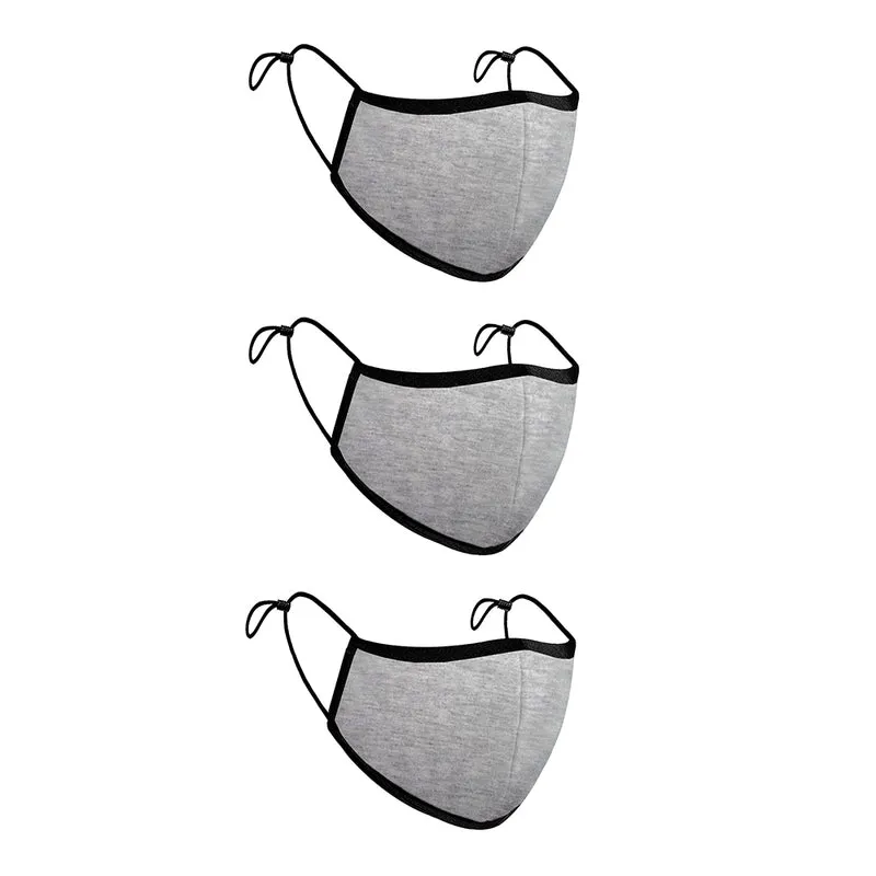 Treat Republic Colour Range Comfort-Fit Face Covering - Pack of 3