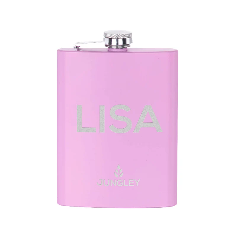 Personalised Stainless Steel Hip Flask