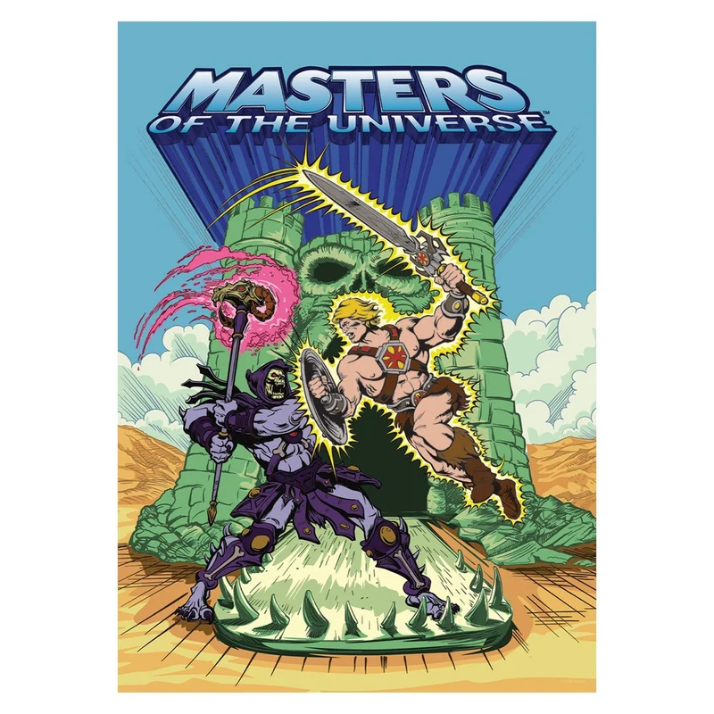 Masters of the Universe Kunstdruck He-Man & Skeletor