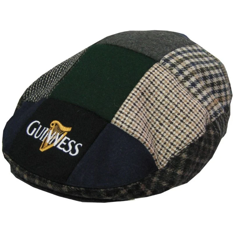 Authentic Guinness Patchwork Irish Flat Cap