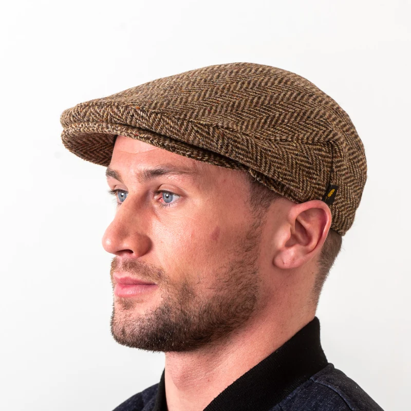 Men's Donegal Tweed Touring Cap