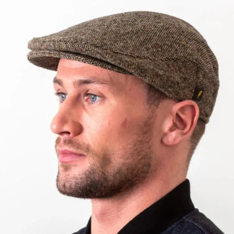 Men's Donegal Tweed Irish Driving Cap