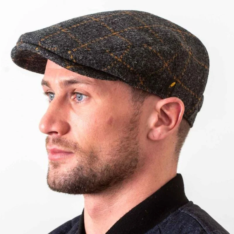 Handcrafted Donegal Tweed Flat Cap