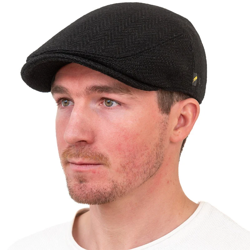 Handcrafted Donegal Tweed Flat Cap