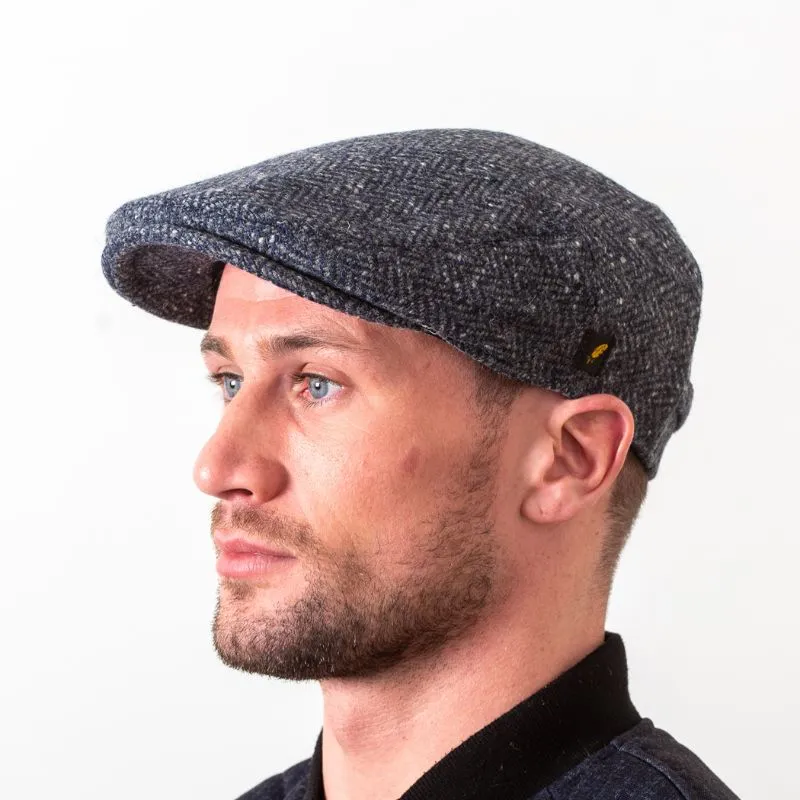 Handcrafted Donegal Tweed Flat Cap