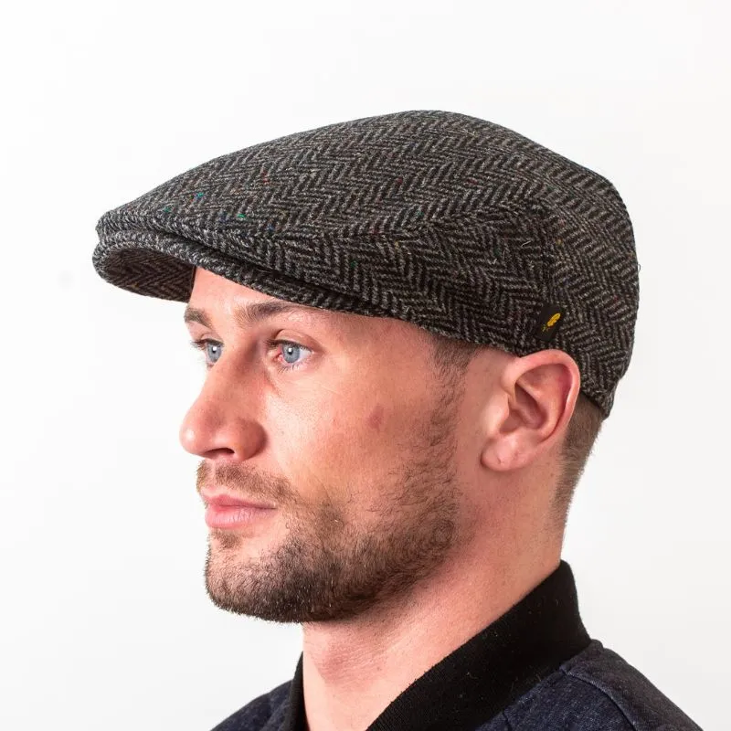 Handcrafted Donegal Tweed Flat Cap