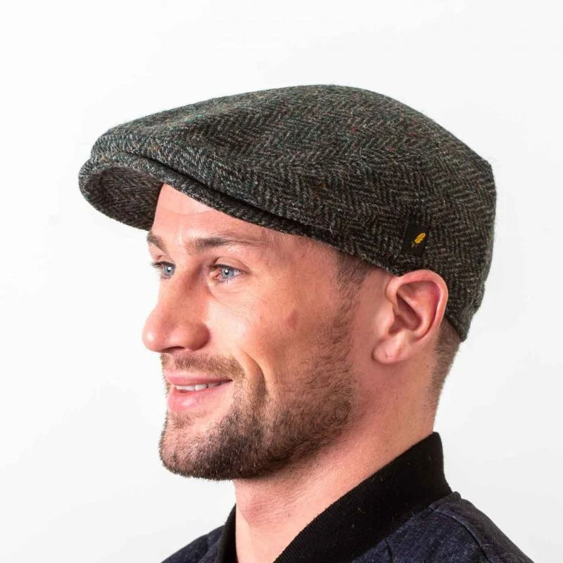 Handcrafted Donegal Tweed Flat Cap