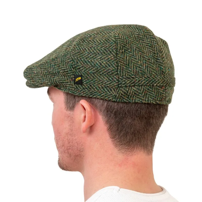 Handcrafted Donegal Tweed Flat Cap