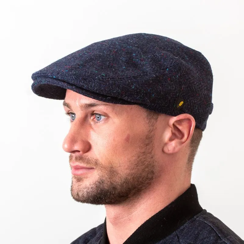 Handcrafted Donegal Tweed Flat Cap